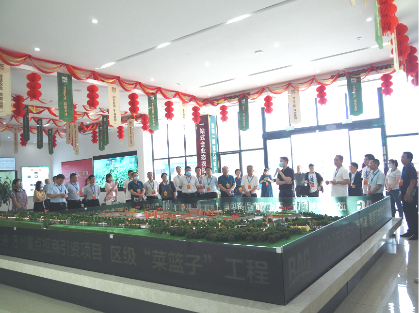 重慶市萬州區人大代表 蒞臨百安港農產品批發市場視察