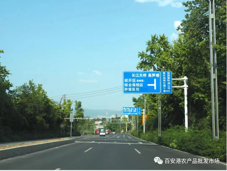 青杠榜立交廈門大道封閉施工到百安港線路指引